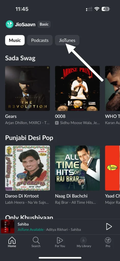 how to set caller tune in jio