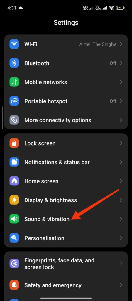 how to change ringtone in redmi