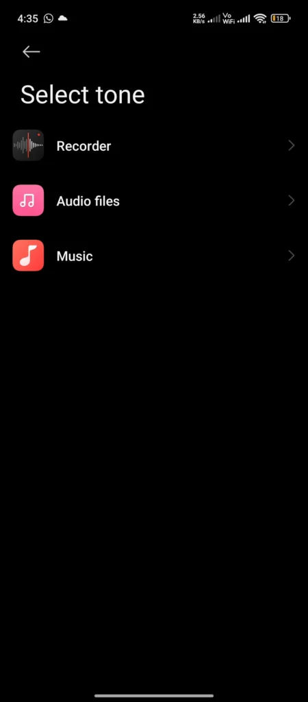how to change ringtone in redmi