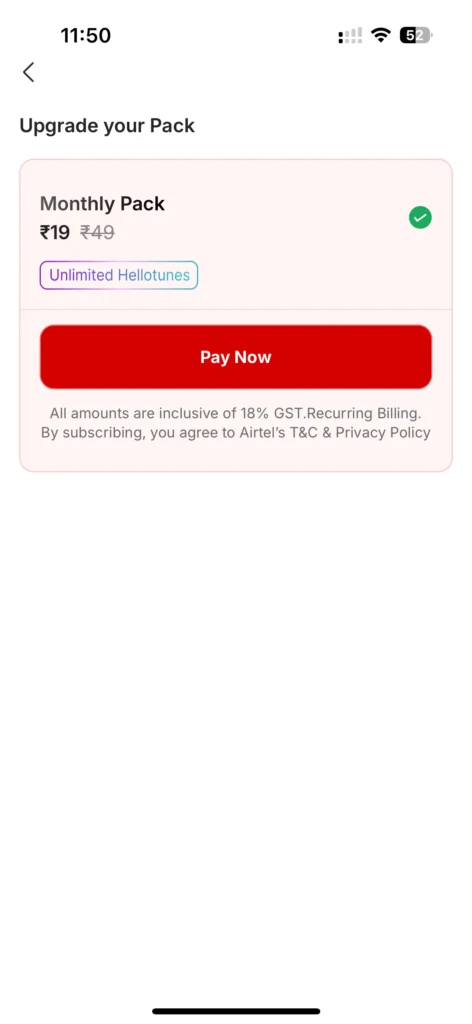 how to set caller tune in airtel