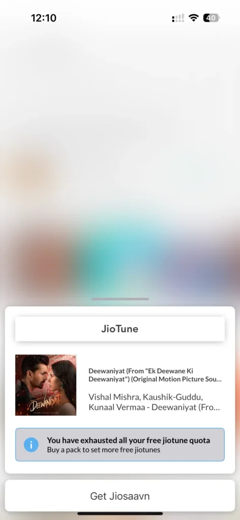 how to set caller tune in jio