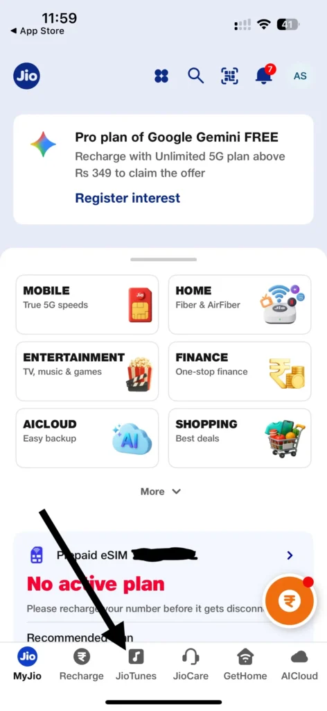 how to set caller tune in jio