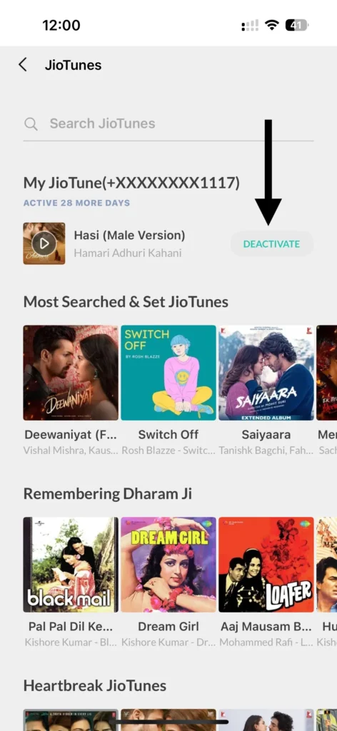 how to set caller tune in jio