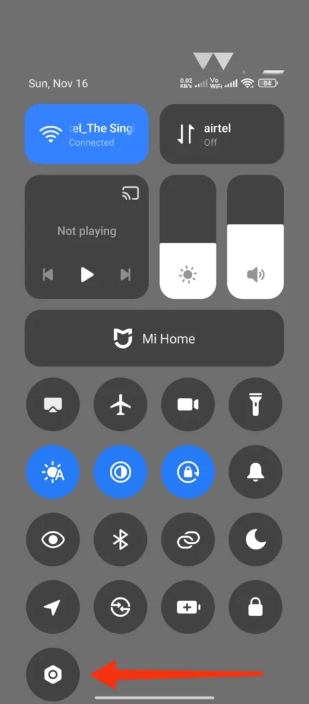 how to turn off glance in redmi