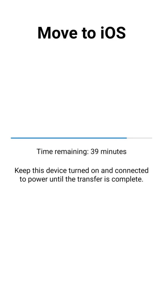 Transfer Data From Android to iPhone